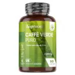 Caffè Verde Puro Vegano, Estratto Naturale CGA, Coffea Arabica, Green Coffee Beans