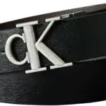 Calvin Klein Cintura Uomo con Fibbia CK Tumbled 35 mm Adj Rev