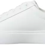 Calvin Klein Sneakers Donna in Pelle con Suola Preformata e Chiusura con Lacci