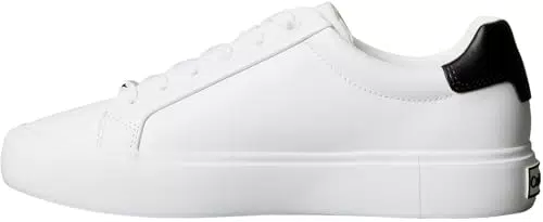 Calvin Klein Sneakers Donna in Pelle con Suola Preformata e Chiusura con Lacci