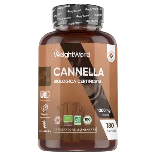 Cannella Biologica in Capsule Vegane Certificata Soil Association Senza Glutine