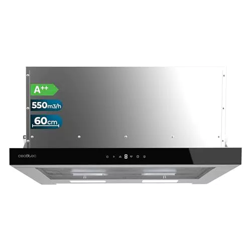 Cecotec Cappa Telescopica Flux TLT 605500 A++ 60 cm Motore 70W Aspirazione 550m³/h