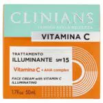 Clinians Crema Viso Illuminante con Vitamina C Energizzante Dermatologicamente Testata