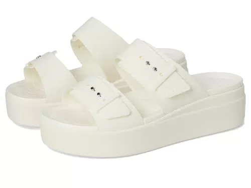 Crocs Brooklyn Buckle Low Wedge Sandali Donna Zeppa Comoda