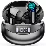 Auricolari Bluetooth 5.3 Wireless, nero