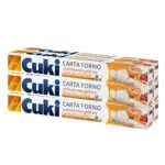 Cuki Carta Forno Antiaderente Goffrata per Cottura Croccante e Asciutta
