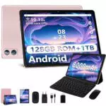 Dghrti Tablet Android 22GB RAM 128GB ROM Espandibile, 8000mAh, Widevine L1, BT5.0