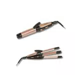 Digiquest Piastra Capelli Stily 3 in 1 Lisciante Frisè Ondulante Multifunzione Ceramica
