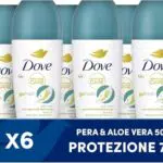 Dove Deodorante Roll On Advanced Care Pera e Aloe Antitraspirante Idratante 48 Ore