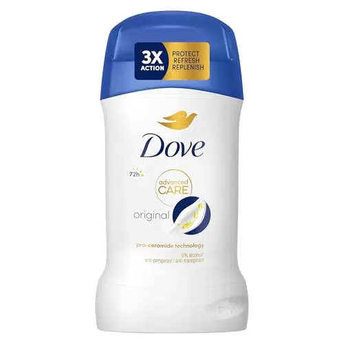 Dove Deodorante Stick Original Antitraspirante con Pro-Ceramide Idratante 72H Protezione