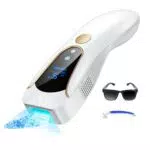 Epilatore Luce Pulsata con Funzione Ghiaccio, 9 Livelli Energia, Flash Automatico