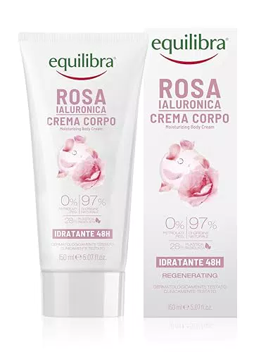 Equilibra Crema Corpo Idratante con Rosa Damascena e Acido Ialuronico
