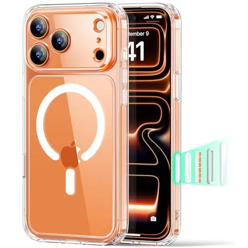 ESR Custodia Trasparente per iPhone 17 Pro Max con MagSafe e Protezione Antishock