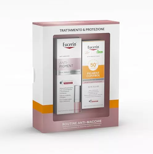 Eucerin Kit Skincare Antimacchie Donna con Siero Anti-Pigment e Crema Solare Viso
