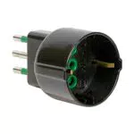 Fanton 82131 Adattatore Bipasso 16A a Schuko Presa Italo Tedesca