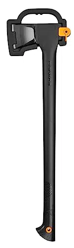 Fiskars Ascia da Spacco Solid con Fodero e Lama Antiaderente in Acciaio