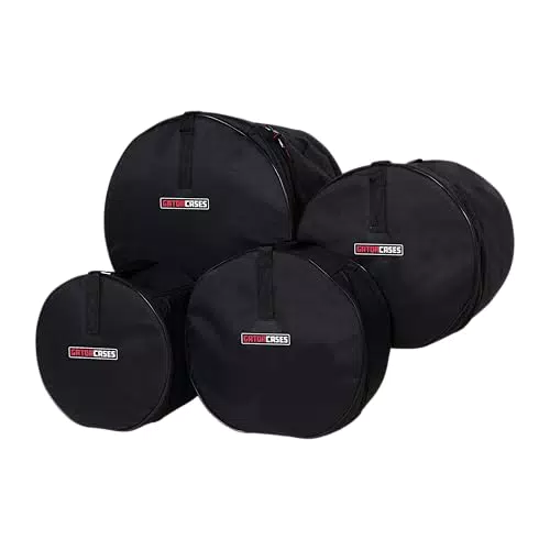 Gator Cases Borsa Imbottita per Batteria Bop in Nylon con Cinghia e Zip