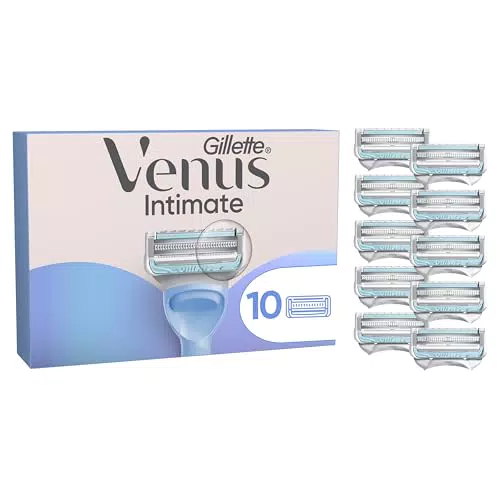Gillette Venus Lamette Donna per Rasoio Parti Intime con Barra Anti-Irritazioni