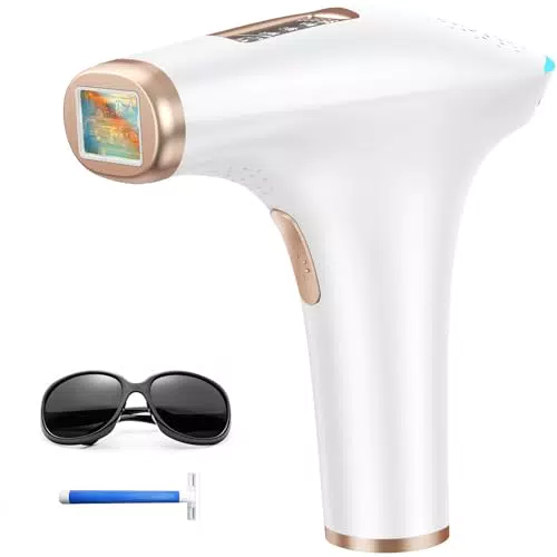 Haarlosy Epilatore Luce Pulsata IPL Indolore 3 in 1 per Donna e Uomo, 9 Livelli