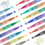 HOTU Pennarelli Acrilici Glitter Metallizzati Luccicanti per Decorazioni e Fai da Te