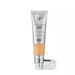 IT Cosmetics CC+ Cream Fondotinta Anti-età Alta Coprenza Waterproof con Peptidi