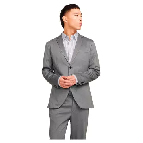 Jack & Jones Jjejaxon Blazer Uomo Slim Fit Elegante Jersey