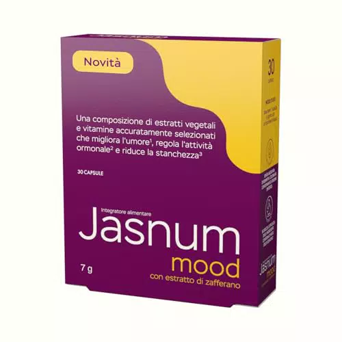Jasnum Mood Integratore Menopausa con Zafferano e Vitamine per Benessere Emotivo