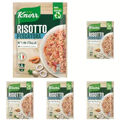 Knorr Risotto alla Pescatora - Risotto Pronto con Ingredienti Naturali
