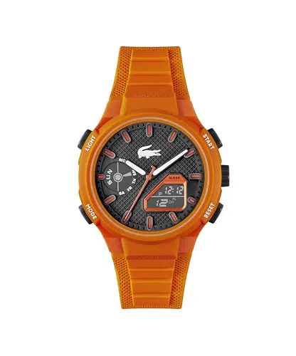 Lacoste Orologio Uomo Multifunzione Analogico Digitale Collezione LC33 Silicone
