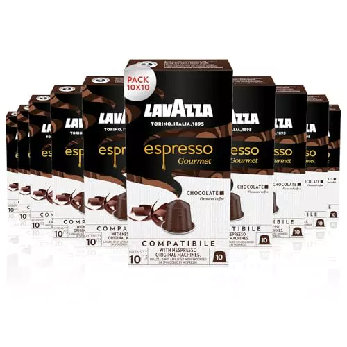 Lavazza Espresso Gourmet Chocolate Capsule Compatibili Nespresso Aroma Cioccolato Arabica