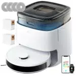 Lefant M3 Robot Aspirapolvere Lavapavimenti con Mappatura Laser, Autosvuotamento 3,2L