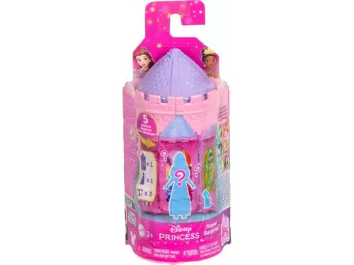 Mattel Disney Princess Tower Surprise Playset Bambole e Accessori Impilabile