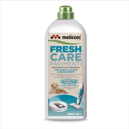 Meliconi Fresh Care Detergente Naturale Ecologico Lavapavimenti per Robot e Scope