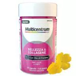 Multicentrum Bellezza e Collagene Integratore con Collagene, Biotina e Vitamina C