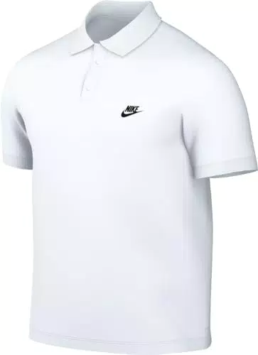 Nike Sportswear Matchup PQ, Polo Uomo, Dk Grey Heather/White