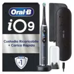 Oral-B Spazzolino Elettrico Ricaricabile iO 9 con Testina di Ricambio e Custodia