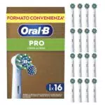 Oral-B Testine Ricambio Cross Action per Spazzolino Elettrico Pulizia Profonda