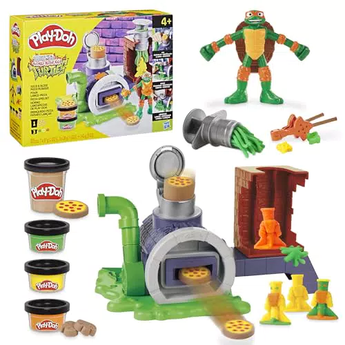 Play-Doh Tartarughe Ninja Playset Slice and Blast Pizza