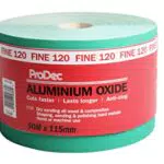 ProDec Rotolo 120 Grit Carta Abrasiva per Legno, Vernice, Gesso, Stucco e Metallo