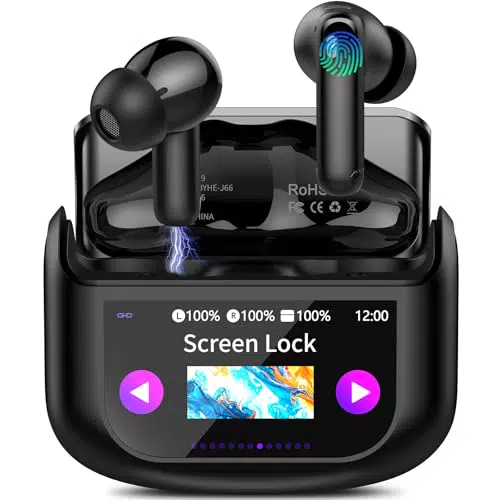 QXUFV AI Cuffie Traduttore Istantaneo 4-in-1 con ANC ENC, 164 Lingue, LED Touch