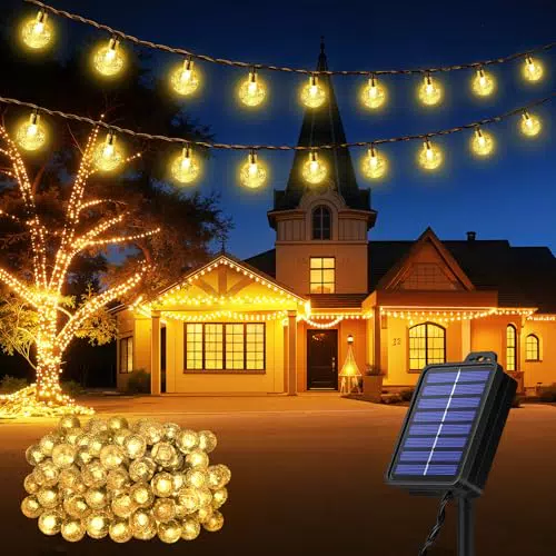 Realky Catena Luminosa Solare da Esterno 8 Modalità Impermeabile per Giardino Terrazzo