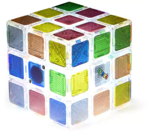 Rubik’s Cubo Pulse Originale con Luci Lampeggianti, Rompicapo Antistress 8+ Anni