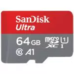 Sandisk Ultra SDXC 64GB Scheda di Memoria UHS-I Classe 10 Velocità 140MB/s A1