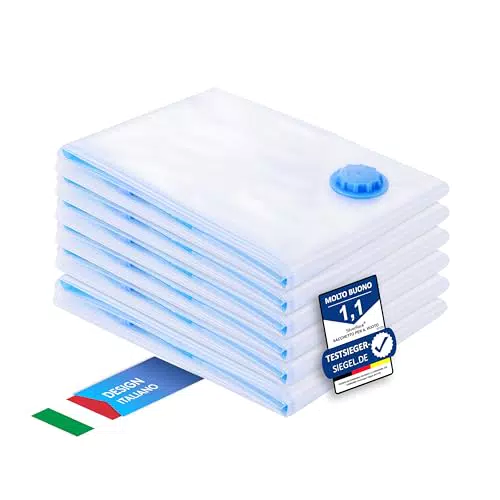 SilverRack Sacchetti Sottovuoto per Piumini e Cuscini per Abbigliamento