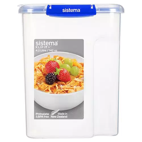 Sistema Klip It Plus Contenitore Ermetico per Cereali e Alimenti Senza BPA