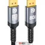 Sniokco Cavo DisplayPort 2.1 80Gbps VESA Certificato 16K per PC e Monitor