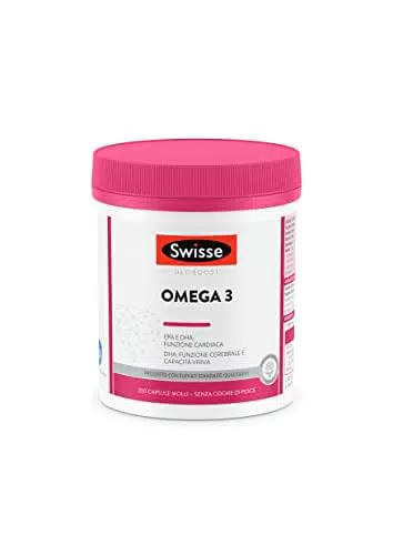 Swisse Omega 3 IFOS 5 Stelle Integratore Olio di Pesce con Vitamina E
