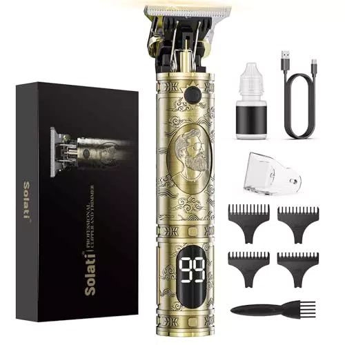 Tagliacapelli Uomo Professionale Rasoio Elettrico Barba Trimmer Capelli Regolabarba