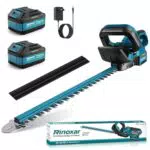 Tagliasiepi a Batteria Brushless 600W Lama 52cm Professionale per Siepi da Giardino