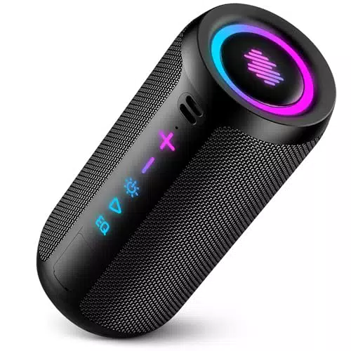 TIMU Cassa Bluetooth Portatile Potente, Speaker 5.4 IPX7 TWS con 24H Autonomia